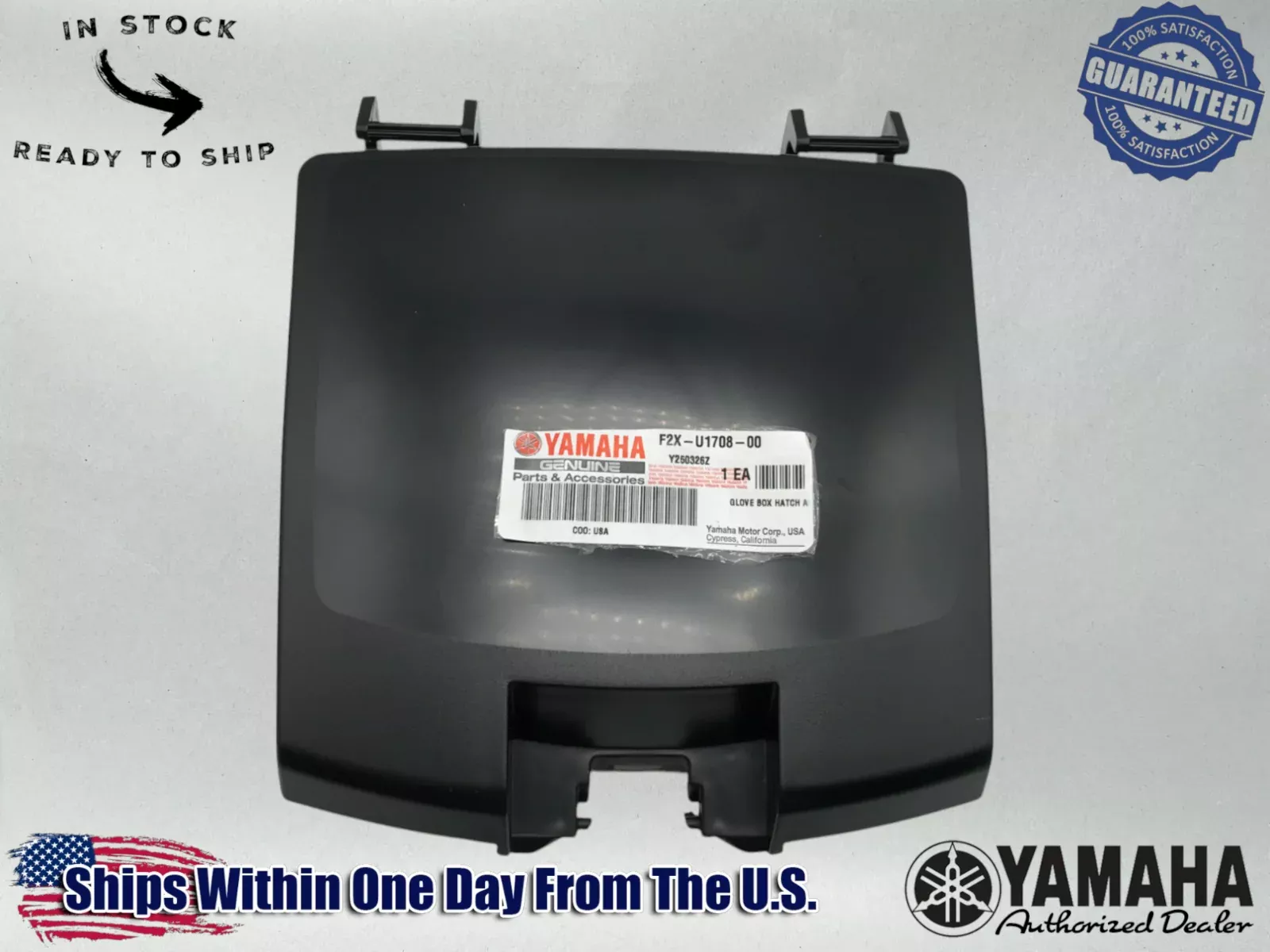 Yamaha Genuine OEM Cruiser Deluxe Limited Glove Box Lid Assembly F2X-U1708-00-00